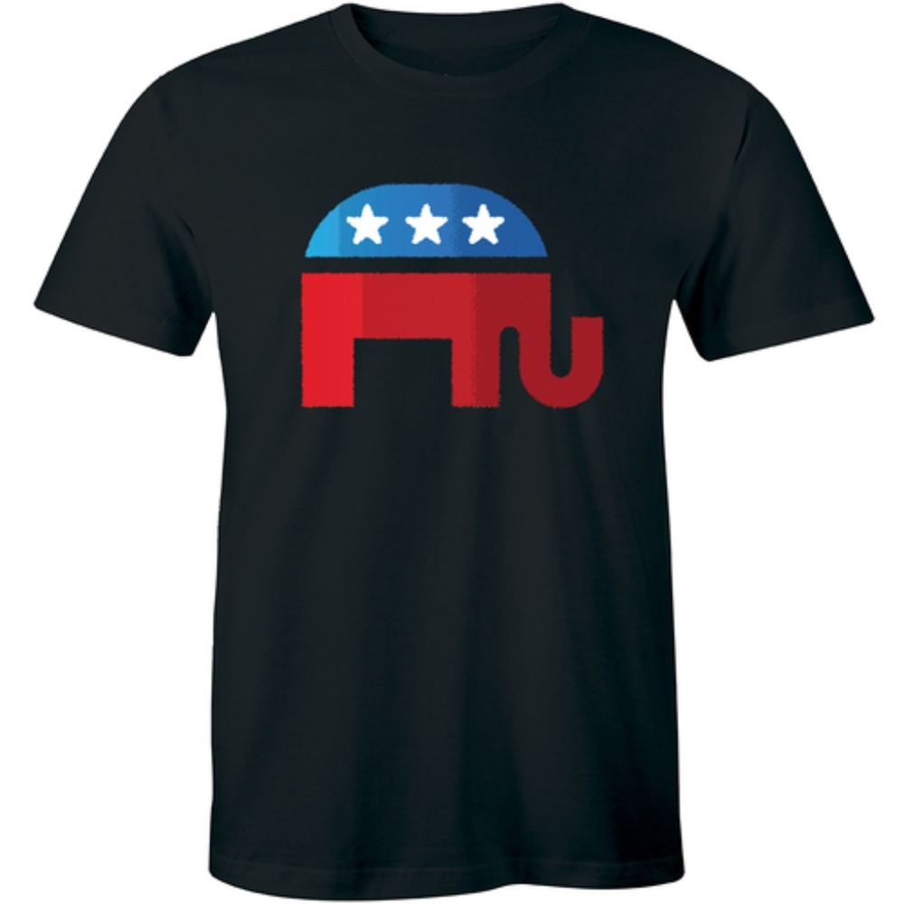 Republican Elephant Logo Political Party T-shirt